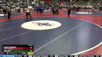 4A 126 lbs 5th Place Match - Nay Blut, Berryville vs Jesus Vasquez, Subiaco Academy