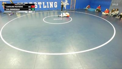 105 lbs Round 2 - Caroline Pastrana, Defiant Wrestling Club vs Eva Zimmerman, Sanderson Wrestling Academy