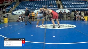 285 lbs Cons 32 #1 - Grant Warmuth, Indiana vs Ryan Johnson, Texas