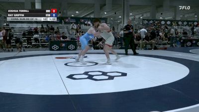 125 kg Cons. Sub-rd Of 16 - Joshua Terrill, Michigan Wrestling Club vs Ray Griffin, Utah