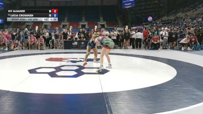 135 lbs Cons. Rd Of 16 - Kit Alsaker, Wisconsin vs Lucia Crossken, Pennsylvania