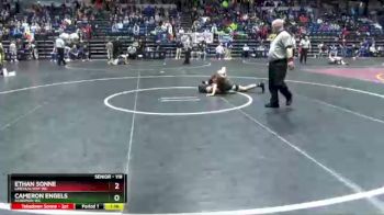 118 lbs Semifinal - Cameron Engels, Scorpion WC vs Ethan Sonne, Lincoln-Way WC
