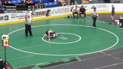 96 lbs Consi Of 8 #2 - Dylan Deck, Hatboro Horsham vs Gavin Rush, Hempfield