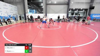 190 lbs Rr Rnd 5 - James DeLuise, Bethlehem Catholic vs Trey Myers, Michigan Grapplers