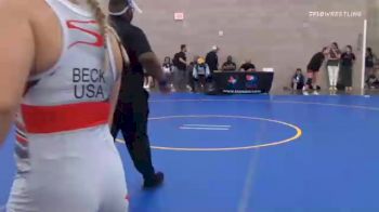 59 kg Rr Rnd 1 - Michaela Beck, NY vs Brenda Reyna, WA
