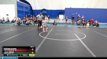 56 lbs Cons. Round 1 - Bayden Evans, Junior Pather WC vs JoJo Medal, Unattached