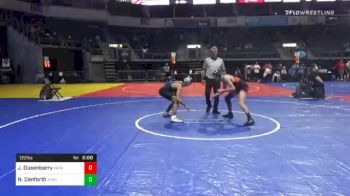 122 lbs Consolation - Jordan Dusenberry, Pack732 vs Noah Danforth, Teknique
