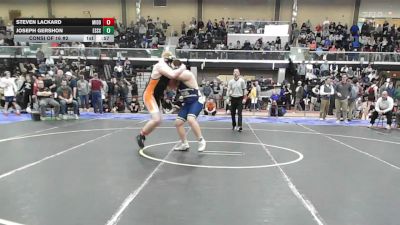 285 lbs Consi Of 16 #2 - Steven Lackard, Middlebury vs Joseph Gershon, Essex