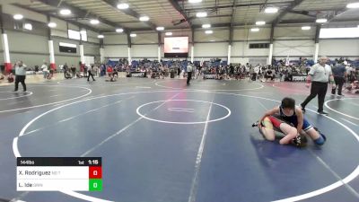 144 lbs Quarterfinal - Xavier Rodriguez, No Team vs Layson Ide, Grindhouse WC