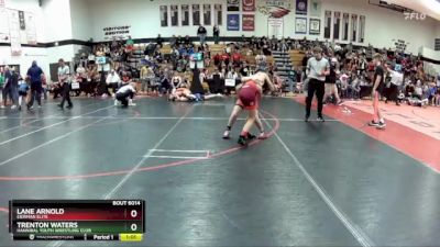 85 lbs Round 2 - Trenton Waters, Hannibal Youth Wrestling Club vs Lane Arnold, Eierman Elite