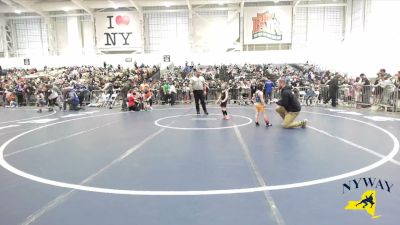 45 lbs Champ. Round 2 - Everly Davidson, Crown City Wrestling vs Mya Miklos, Cato Blue Devils Wrestling