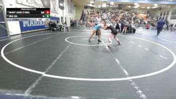 125 lbs Cons. Round 5 - Mia Gil, Los Alamitos vs Mary Jane O`neil, Marina