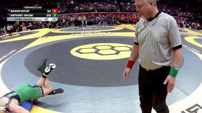 D2-138 lbs Cons. Round 2 - Mason Ducat, Defiance vs Anthony Oscar, Clear Fork