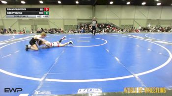 85 lbs Semifinal - Bransen Weber, WI Dual Team 14U vs Brody Duell, Roundtree 14U
