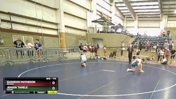 170 lbs 3rd Place Match - Shandon Matheson, Nevada vs Jensen Tanele, Hawaii