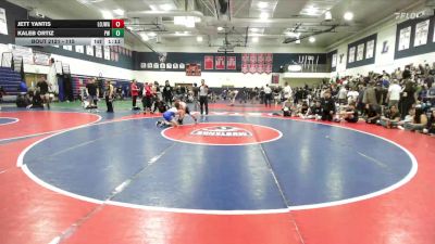 115 lbs Champ. Round 2 - Jett Yantis, Lion Of Judah Wrestling Academ vs Kaleb Ortiz, Pounders WC