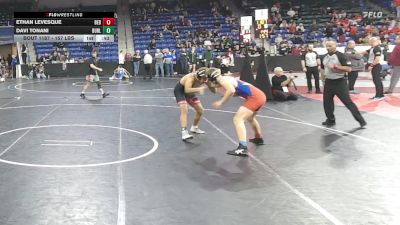 157 lbs Round Of 64 - Davi Tonani, Burlington vs Ethan Levesque, Bedford