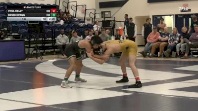 149 lbs Paul Kelly, California Baptist vs David Evans, Utah Valley