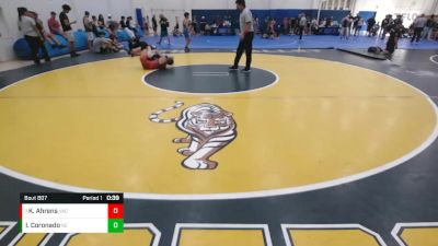 120 lbs Cons. Round 3 - Kaelena Ahrens, Vacaville vs Isabella Coronado, Nevada Elite