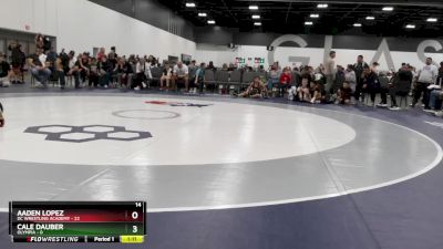 95 lbs Round 4 (6 Team) - Cale Dauber, Olympia vs Aaden Lopez, DC Wrestling Academy
