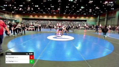 215 lbs Consi Of 16 #1 - Blake Palmer, Allen vs Hollus Risher, Ridgeline