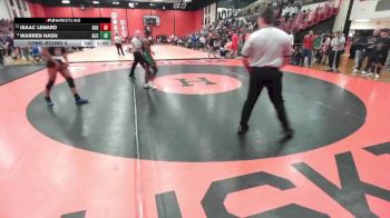 150 lbs Cons. Round 4 - Warren Nash, Grayslake (CENTRAL) vs Isaac Lenard, St. Charles (EAST)