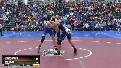 150 lbs Cons. Round 2 - Sam Mast, Defiance vs Jesse Torres, Allen East