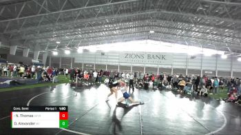 125 lbs Cons. Semi - Nadia Thomas, Skyridge vs Dani Alexander, Mountain Crest