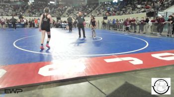 84 lbs Consolation - Malea Hawkins, Tulsa Union Girls vs Jewels Mcclendon, Poteau