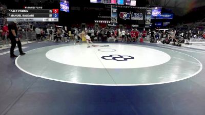 132 lbs Cons. Semis - Dale Corbin, PA vs Manuel Saldate, NV