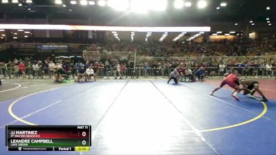 150 2A Cons. Round 2 - JJ Martinez, Ft Walton Beach H S vs LeAndre Campbell, Lake Gibson