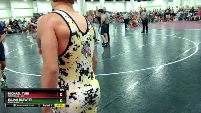 150 lbs Semis & Wb (16 Team) - Chase Hontz, MAWA Blue vs Lucas Kral, Iowa Black