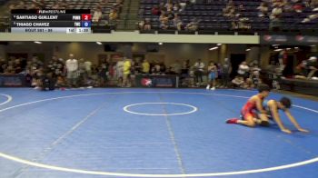 98 lbs Champ. Rd Of 16 - Santiago Guillent, Poway Wrestling vs Thiago Chavez, Thorobred Wrestling Club