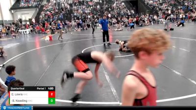 67-73 lbs Quarterfinal - Beckett Keasling, Aurora Wrestling Club vs Cedric Lewis, Southern Valley