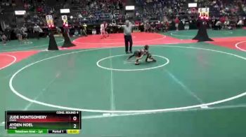 45 lbs Cons. Round 4 - Ayden Noel, PCWA vs Jude Montgomery, PAW3