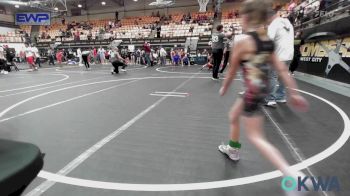 52-57 lbs Rr Rnd 5 - Emersyn Edge, Piedmont vs Emilie Lawler, Midwest City Bombers Youth Wrestling Club