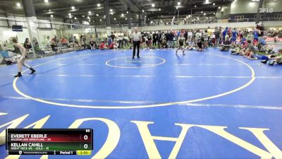 85 lbs Round 3 (6 Team) - Everett Eberle, RALEIGH ARE WRESTLING vs Kellan Cahill, GREAT NECK WC - GOLD
