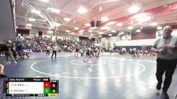 132 lbs Cons. Round 5 - Connor O`Balle, Carlsbad vs Orion Johnsen, Sahuarita