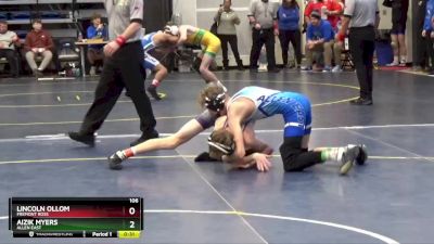 106 lbs Cons. Round 4 - Lincoln Ollom, FREMONT ROSS vs Aizik Myers, ALLEN EAST