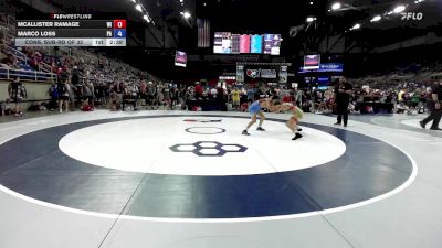 132 lbs Cons. Sub-rd Of 32 - McAllister Ramage, WI vs Marco Loss, PA