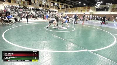 157 lbs Cons. Round 2 - Cason Wiles, Frontier vs Jim Wang, San Marino