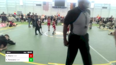 58 lbs Rr Rnd 1 - Elliana Rhodes, Shootbox WC vs Gisele Espinosa, Yucaipa Thunder WC