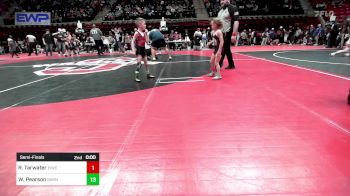 40 lbs Semifinal - Jase Tyson, Verdigris Youth Wrestling vs Wyatt Johnson, Skiatook Youth Wrestling
