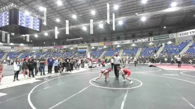 109 lbs Consi Of 8 #1 - Emmi Casias, Pikes Peak Warriors vs Sophia Hennigh, Juggernaut WC