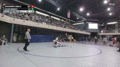 75 lbs Consolation - Alexander LaBella, South Plainfield vs Jacob Wenrich, Julian
