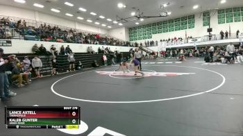126 lbs Cons. Round 4 - Lance Axtell, Thermopolis vs Kaleb Gunter, Green River