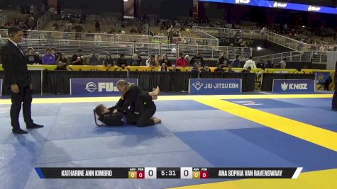 Katharine Ann Kimbro vs Ana Sophia Van Ravenswaay 2025 Pan Jiu Jitsu IBJJF Championship