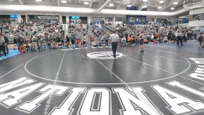 92 lbs Champ. Rd Of 16 - Cruz Evans, Warriors Of Christ WOC- Wrestling vs Noah Lopez, Montrose Elite Wrestling