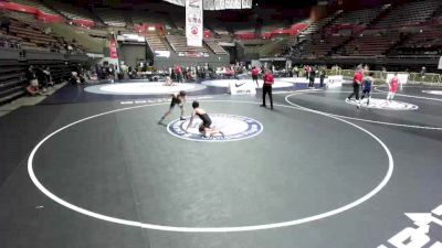 120 lbs Semis - Deagan Kinkade, MTC - MANTANONA TRAINING CENTER vs Andrew Sandoval, Woodlake Tiger Wrestling Club