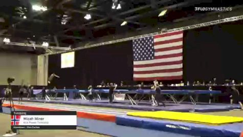 Micah Miner - Tumbling, Kris Power Tumbling - 2021 USA Gymnastics Championships